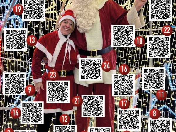 Vorderfront des EDEKA Weinle Adventkalenders 2024